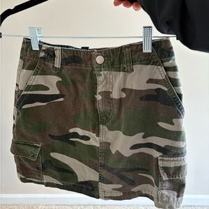 Camouflage Mini Skirt